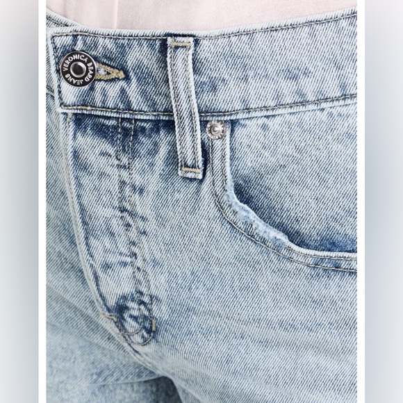 Veronica Beard Jeans Denim Short Size 25/0 pebble stone - Picture 4 of 16